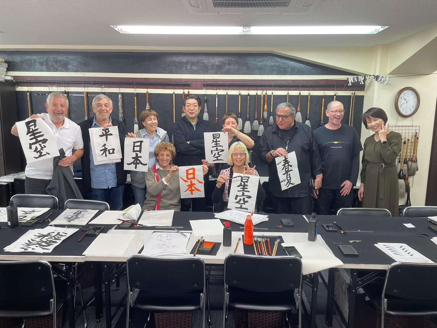 外国人コース　60分基礎コース受講風景